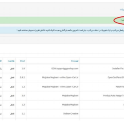 تنظیمات پیکربندی ارسال پیامک اپن کارت