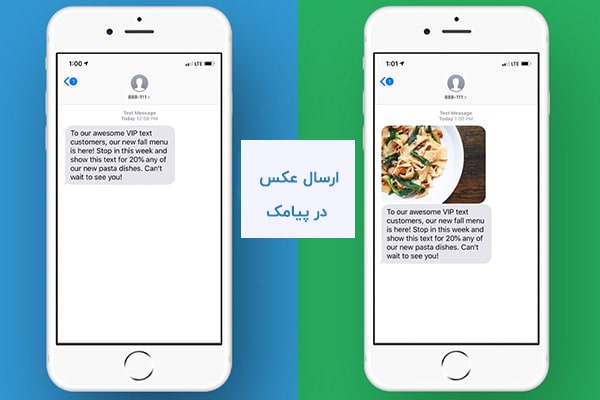 نحوه ارسال پیامک عکس دار