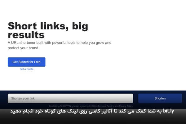 کوتاه کننده لینک پیامک خارجی