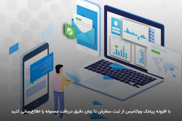 از ثبت سفارش تا زمان دقیق دریافت محموله را اطلاع‌رسانی کنید