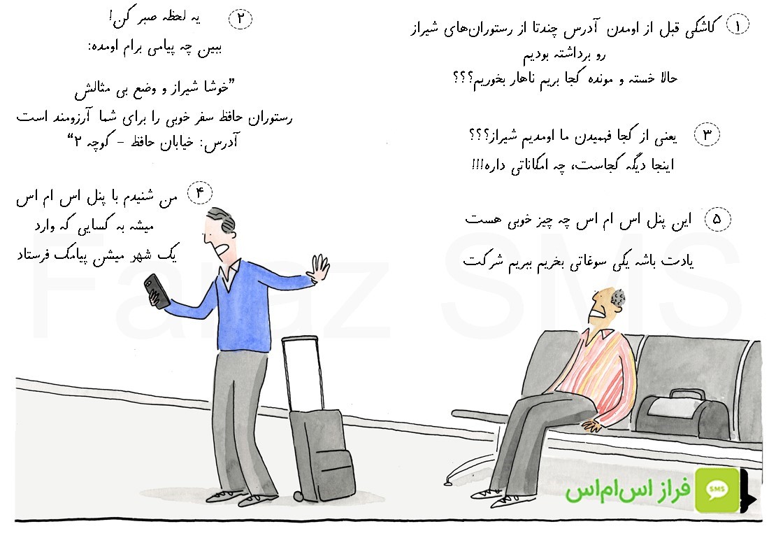 کاربرد ارسال پیامک تبلیغاتی از نقشه گوگل