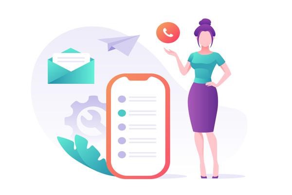 ارسال پیام صوتی برای مشتریان 