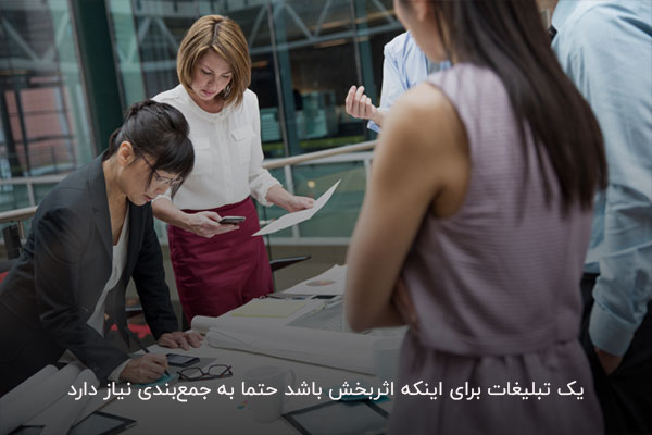 تبلیغ نویسی حرفهای با جمعبندی درست