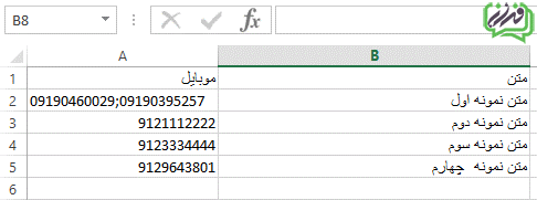 ارسال پیامک نظیر به نظیر از سامانه پیامکی فراز اس ام اس