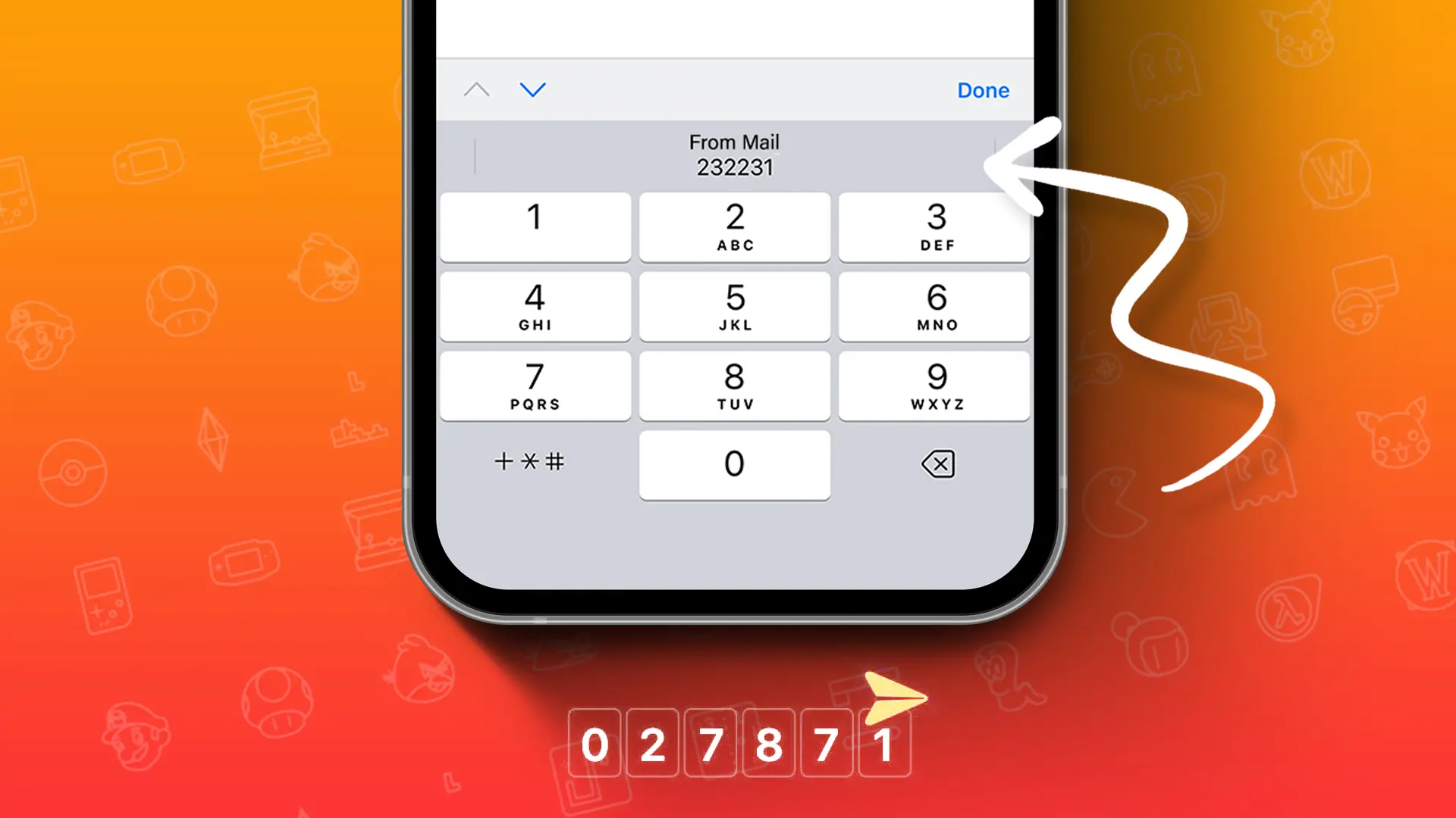 قرارگرفتن خودکار کدتایید و قابلیت autofill پیامک اعتبارسنجی