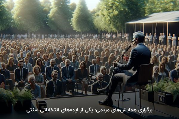 برگزاری همایشهای مردمی؛ یکی از ایدههای انتخاباتی سنتی