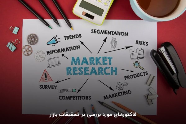 فاکتورهای مورد بررسی در تحقیقات بازار