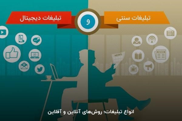 انواع تبلیغات؛ روش‌های آنلاین و آفلاین