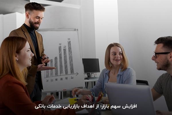 بهبود سهم بازار با بازاریابی خدمات بانک