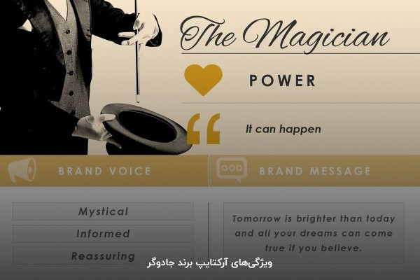 آرکتایپ برند جادوگر یا Magician