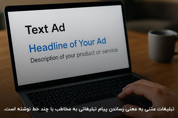 بررسی اینکه تبلیغات متنی چیست و توضیح مفهوم آن