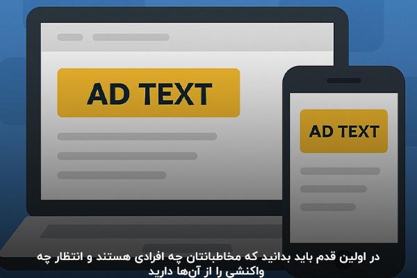 آموزش همه مراحل نوشتن تبلیغات متنی