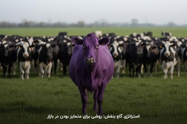 استراتژی گاو بنفش برای متمایز بودن در بازار