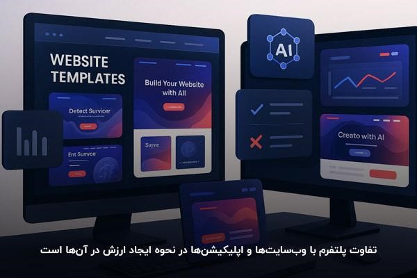 تفاوت پلتفرم با وب‌سایت و اپلیکیشن