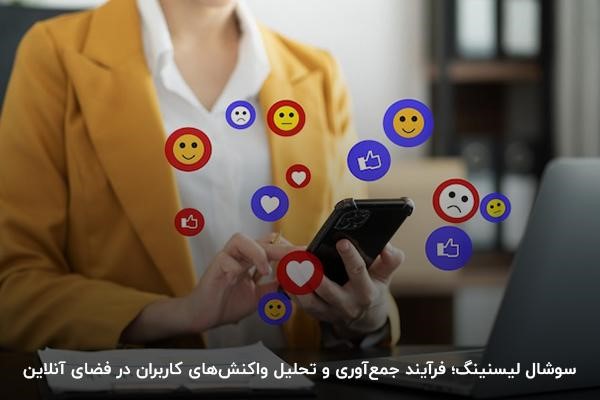 سوشال لیسنینگ فرآیند جمع‌آوری و تحلیل واکنش‌های کاربران در فضای آنلاین